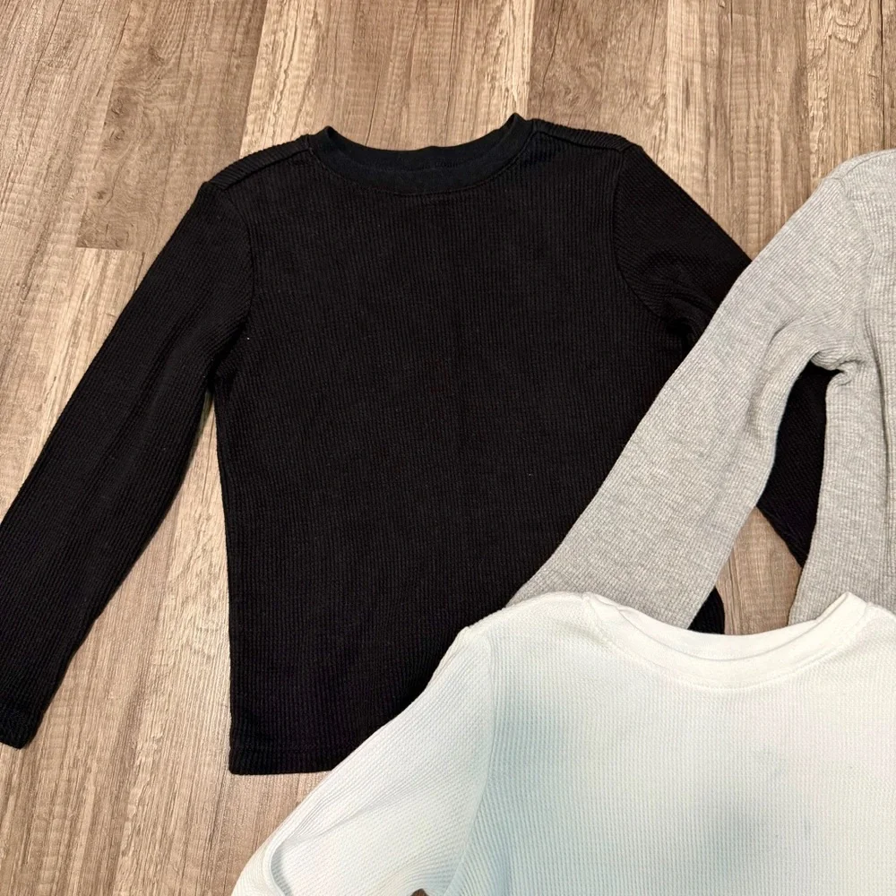 Old Navy Thermal Waffle Long Sleeve Shirt Set,‎ Size 5T